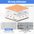 DWIL Tile Paint, Tub and Tile Refinishing Kit with Tools, Bathtub Paint, Water Based &Low Odor, Easy to Use for Bathroom Kitchen,Semi-Gloss Light Grey