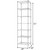 Finnhomy Heavy Duty 7 Tier Wire Shelving, 18x18x72 inches 7 Shelves Storage Rack with Thicken Steel Tube, Pantry Shelves for Storage, Adjustable Metal Shelving Unit, NSF Certified, Chrome