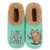 Snoozies Pairable Slipper Socks - Funny House Slippers for Women, Non-Slip Fuzzy Slipper Socks - Cats & Coffee - Medium