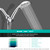 MAYYAYA Adjustable Handheld Shower Head Holder and Hose- Premium ABS Bracket- 360 Degree Rotatable Brass Ball：Arm Mount and Hose Connector- Easy Install and Replacement Parts(Chrome Holder and Hose)