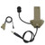 Hearangel Boom Microphone/Ken 2 Pin PTT Kit Compatible with Walker Earmuffs,Covert Ear Defender to Communicated Earmuff