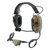 Hearangel Boom Microphone/Ken 2 Pin PTT Kit Compatible with Walker Earmuffs,Covert Ear Defender to Communicated Earmuff