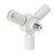 YI LIGHTING - 3 in 1 E26/E27 Socket Splitter Use for E26/E27 Standard Base Bulbs Medium Socket White (3 in 1)