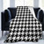Perinsto Houndstooth Pattern Throw Blanket Ultra Soft Warm All Season Decorative Fleece Blankets for Bed Chair Car Sofa Couch Bedroom 60"X50"