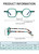 ICARA Unique One Square One Round Retro Reading Glasses for Women Men Irregular Eyewear (green, 0.0)