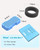 AONBOY Cat Water Fountain Filters, 12 Filters + 12 Cat Fountain Sponge, Suitable for AONBOY Pet Fountain S3-SC, Multiple Filtration, Isolates Floating Hairs and gets rid of Odors