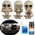 Evil Skull Car Air Fresheners Vent Clips, Cool Skull Car Accessories with 6 Felt Pads, Cute Automotive Halloween Decorations Interior for Men Women Evil Skull Car Air Fresheners Vent Clips, Cool Skull Car Accessories with 6 Felt Pads, Cute Automotive Halloween Decorations Interior for Men Women