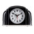 Crosley Vintage Art Deco Analog Alarm Clock, Traditional Ticking, Automatic Dimmable Smart Light, Simple Controls, (Black)