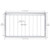 Junniu 15.7in/40cm Pigeon Cage T-Trap Birdcage Iron Wire Trap Door for Racing Pigeon, 15.7in (40cm)
