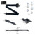 YOUXIFUN Retractable 2 Passenger Golf Cart Seat Belt Bracket Kit for EZGO, Club Car, Yamaha
