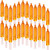Mudder 100 Count 2.5V Christmas 50/100/150/200 Count Mini Incandescent Wire String Lights Replacement Bulbs Indoor Outdoor Christmas Lights Decorations for Home Xmas Tree (Orange)
