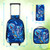 UFNDC 3PCS Rolling Backpack for Boys, Kids Dinosaur Wheeled Bookbag，Travel Roller School Bag with Wheels