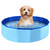 Enenes 24'' x 8'' Dog Pool, Folding Dog Swimming Pool, Portable Dog Bathtub, Dogs Cats PVC Non-Slip Bath Tub Puppy Shower Bathing Tub and Collapsible Pool for Dogs Cats (Blue)