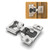Chibery 4 Pack 1/4" Small Overlay 4D Concealed Hinges for Face Frame Door, Soft Close On/Off Switch, Self Closing, 105° Open Angle Concealed Stainless Steel Hinges for Framed Cabinet, Satin Nickel