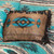 BLACK FOREST DECOR Diamond Vista Embroidered Pillow
