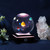 3d Solar System Model Crystal Ball 80mm 3.15inch - Outer Space Astronomy Gifts Room Decor Crystal Sphere Unique Gifts For Men Him Best Birthday Dad Physics Science Teacher Night Light Planet Lamp