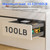 SIGOEI 10 12 14 16 18 20 22 24 Inch Bottom Mount Soft Close Drawer Slides Full Extension Concealed Rails Track 100 lb Load Capacity 1 Pair (Soft Close Without Bracket, 10 Inch (250 mm))