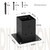 WIMART 4x4 Post Base, Inner Size 3.5"x3.5"Deck Post Base, Deck Post Base for Concrete, for Mailbox Support Wood Fence Post Anchort (Black - Set 2) WIMART 4x4 Post Base, Inner Size 3.5"x3.5"Deck Post Base, Deck Post Base for Concrete, for Mailbox Support Wood Fence Post Anchort (Black - Set 2)