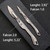 TITANER Titanium EDC Folding Pocket Knife Scalpel Knife Micro Utility Knife with Replaceable Blade (Falcon 1.0)
