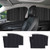 4 Pack Slidable Car Side Window Sun Shades Privacy Magnetic Curtains for Baby Sleeping with Heat and UV Protection(Black) W01003
