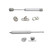 HZyizhihang 2 Pack Soft Close Toy Box Hinges - 100N Gas Strut Safety Hinges for Heavy Curved, Round, Arched & Flat Lids, Cabinet