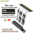 GIGA-MEGA PCIe 5.0 X16 Riser Cable GPU Extension Cable GEN5 Vertical Mount for Next RTX5090, GEN5 SSD Riser Card (50cm)