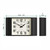 NEWGATE® Mini Metro Desk Clock | Retro Mantel Clock | Black | Mid Century Style for Desk, Table top, Shelf or Bedside