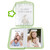 Baby's First Family Album Soft Photo Cloth Book, Memory Album Holds 4x6 Photos for Babies, Newborns, Toddlers & Kids (Rabbit)