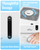 Bear Humidifiers for Bedroom, 2.5L Cool Mist Humidifiers and Oil Diffuser, Quiet Rapid humidifiers for Home Whole House, with Adjustable Mist Output and Auto Shut-off, White