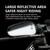 OFFBONDAGE Bike Frame Triangle Bag, 1.2L Water-Resistant Top Tube Bag with Dual Side Pockets, Reflective Cycling Storage Pouch, Multi-Angle Mount for Road, MTB, and Ebike Accessories