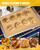 154PCs Paper Liners Compatible with Breville BOV900BSS Smart Convection Oven Air Fryer Pro Accessories, 100PCs Unbleached Parchment Paper, 50PCs Disposale Liners with Holes, 4PCs Reusable Baking Mats