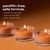 Half Baked Pumpkin Smash Scented Votive Candles by Snif, Festive Fall Candle, 100% Cotton Fiber Wicks, Soy Wax Blend, Non-Toxic, Vegan