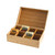 Lipper International 8188 Bamboo Wood Tea Box with 8 Compartments, 12-3/8" x 7-3/8" x 3-3/5"
