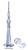 Beverly Crystal Puzzle Sky Tree (R)
