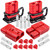 Eoppen 4Pcs 175Amp Battery Quick Connect/Disconnect, 1/0 Gauge Wire Harness Plug Kit 12V-36V Battery Cable Connector for RV Winch Trailer