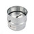IRSTBL – 4-Inch Backdraft Damper HVAC Duct Insert – Galvanised Steel One-Way Airflow Backflow Preventer with Spring-Loaded Aluminium Flaps
