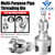 ACFAN Pipe Threading Tool for Internal & External Threads Dual End 1/2" NPT & 3/4" NPT Die for PPR/PVC/MPP Pipes Hex Shank for Power Drills Pvc pipe threader Inside pipe cutter (2Pcs For 1/2" 3/4")