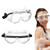 2Pcs Safety Goggles, Clear Lash Goggles for Shower Face Shield Onion Goggles Protective Eyewear, Adjustable Eyelash Extension Sleep Protector Eye Shield After Cataract Surgery, Shower Visor for Adult