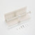 BGL Double Toilet Paper Holder with Shelf White Stainless Steel 304 Wall Mount Double Toilet Roll Holder for Bathroom