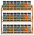 Bambition 3 Tier Bamboo Spice Rack Organizer, Seasoning Jars Storage Rack for Kitchen Counter or Wall Mount