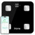 iHome Digital Bluetooth Smart Scale for Body Weight, Weight Scale, Including BMI, Body Fat, Muscle Mass, Batteries Included (Black Smart Bluetooth)