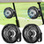 Roykaw 10400 mAh Magnetic Golf Cart Fan Portable Rechargeable Battery Powered, 24+ Hrs, w/LED Lights, Compatible with EZGO/Club Car/Yamaha & All Ironic-Body, Cordless & Remote Control, 2 PCS