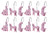 Aldopein Leopard Decorative Shower Curtain Hooks Rings for Summer Tropical Plants Jungle Shower Curtain Bathroom Decorations Accessories, Metal Rustproof Cute Animals Groovy Shower Curtain Hooks