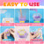 JOICEE Taba Squishy Kit, DIY Squishy Making Kit 18OZ 1:1 AB Liquid Silicone with 6 Molds for Make Your Own Super Soft Squishies Maker Kits Birthday Holiday Gifts Party Favors