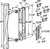 Prime-Line C 1149 Keyed Sliding Glass Door Handle Set – Replace Old or Damaged Door Handles Quickly – Wood & Chrome Plated Diecast, Hook Style, Flush Mount, Fits 6-5/8 in. Hole Spacing (1 Set)
