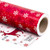 WRAPAHOLIC 30 Inch Reversible Christmas Wrapping Paper - 30 Inch x 33 Feet - Red White Reindeer and Snowflake Wrapping Paper for Christmas, Holiday, Party