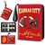 Football Card Binder, Kansas City Trading Card Holder Protectors, 4 Pocket Fits 400 Cards with 50 Removable Sleevesves Card Storage Album