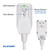 ELEGRP L15515 18AWG Gray LCDI Power Cord Plug for A/C Air Conditioner, E250451 UL Certified, 7.2FT Leakage Current Detection Interrupter Replacement, 120VAC 10Amp 1200W 60Hz NEMA 5-15P (1 Pack)