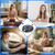 Gueray Portable CD Player with Earphones,CD Discman for Car Home with Anti-Skip Shockproof Protection,Personal Discman CD Music Player with LCD Display Support PROG Memory Function