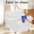 Klmnop 4 Pcs Outdoor Plastic Chair Cover, Waterproof Armchair Dust Proof Plastic Couch Cover, Furniture Cover for Recliner Sofa Chair Couch Moving and Storage(37 x 30 x 30 Inch)